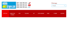 Tablet Screenshot of mobilnibrojevi.com